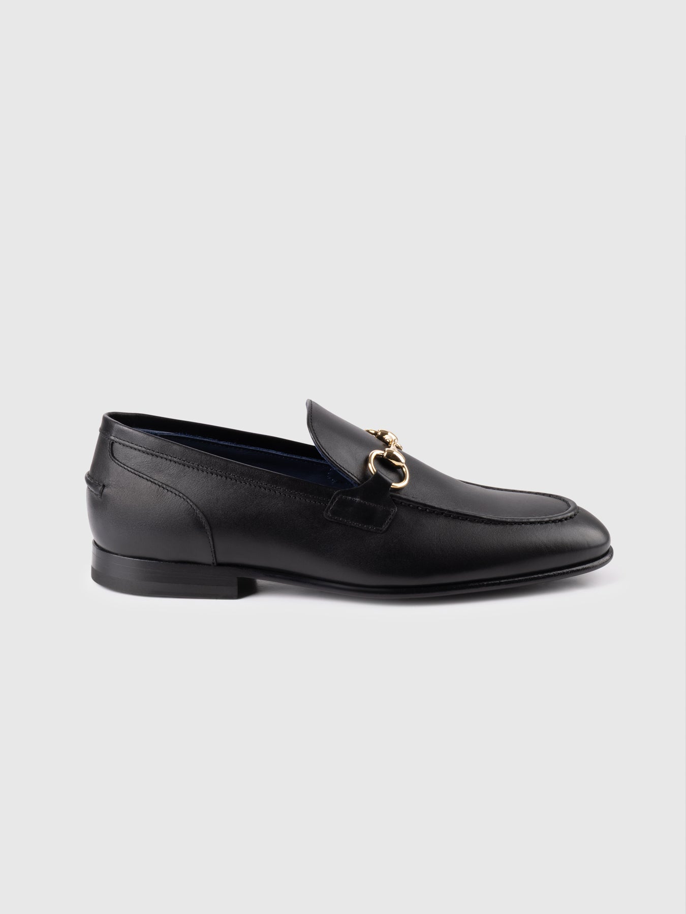 Black Buckle Loafer