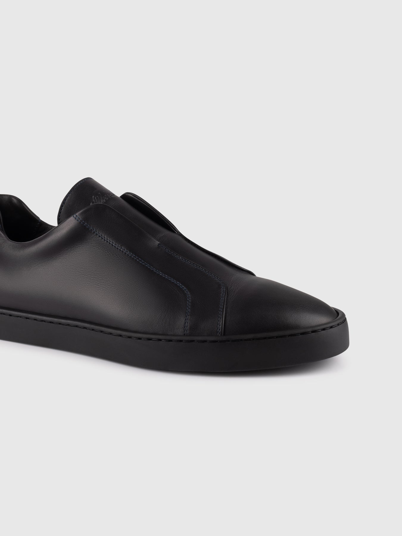 Black Slip-On Sneaker