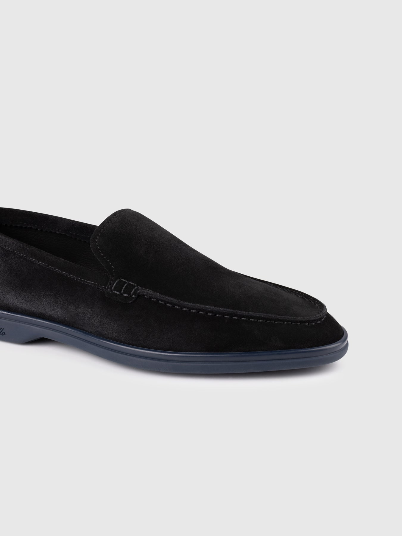Black On Navy Towne Loafer