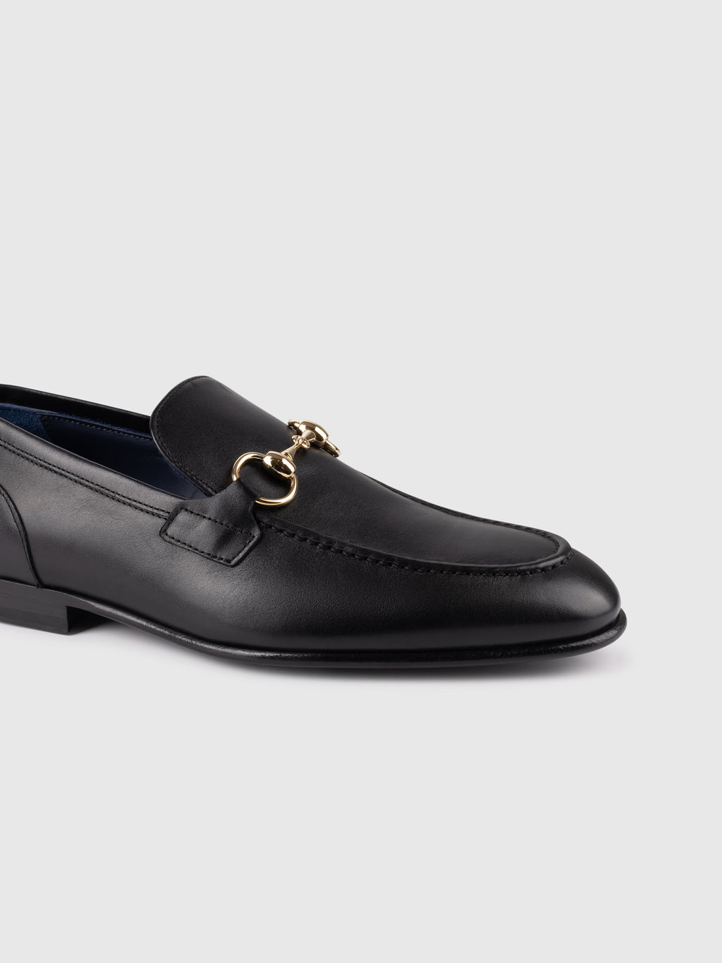 Black Buckle Loafer