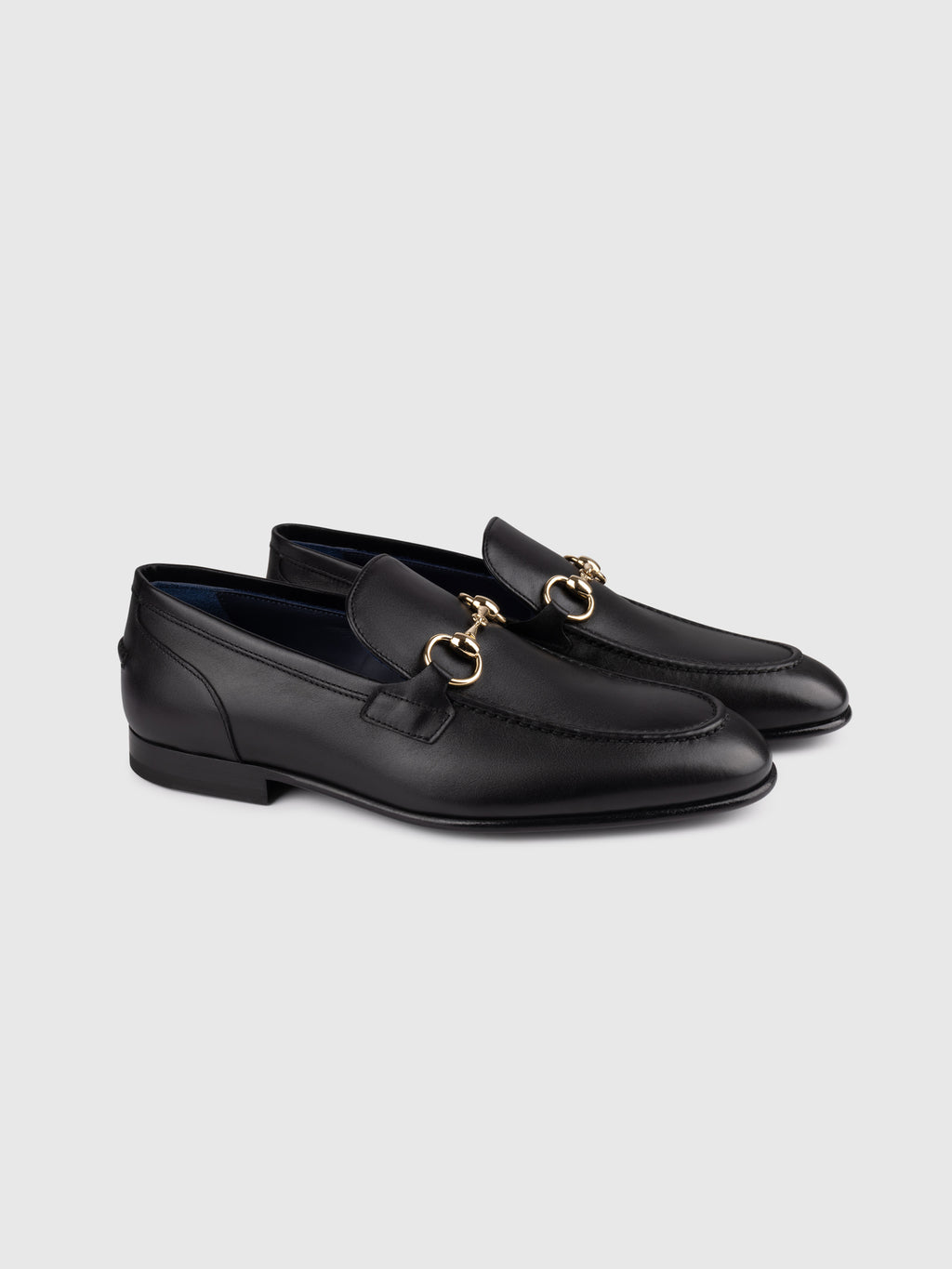 Black Buckle Loafer