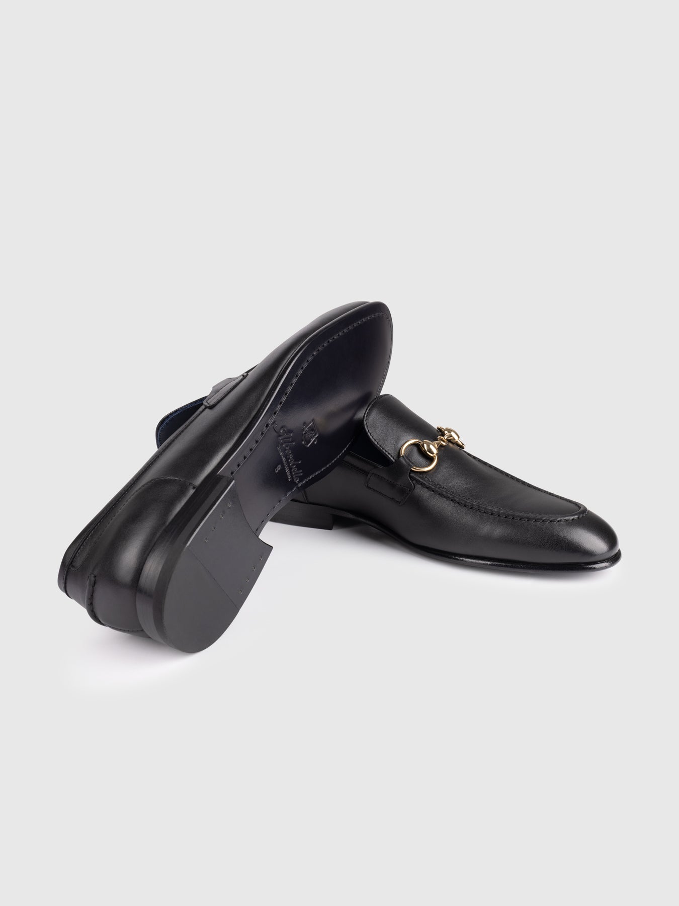 Black Buckle Loafer