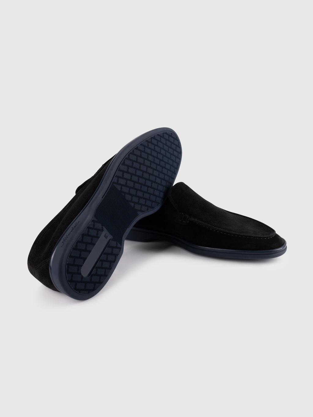 Black On Navy Towne Loafer