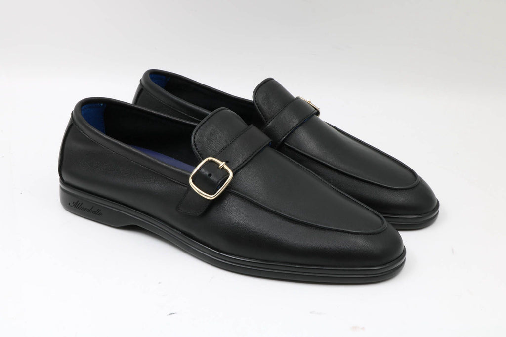 Monte Carlo Soft Luxury Leather Buckle Loafer