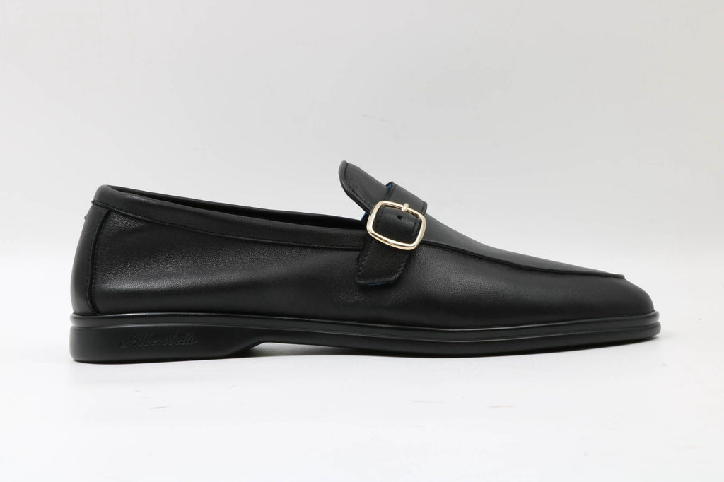 Monte Carlo Soft Luxury Leather Buckle Loafer